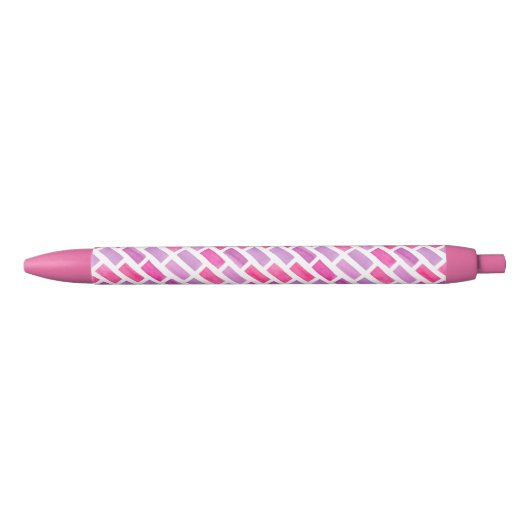 Roze Waterverf Zwarte Inkt Pen (Voorkant)