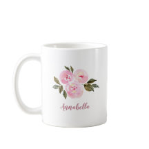 Roze Waterverfrozen met Naam Cadeau