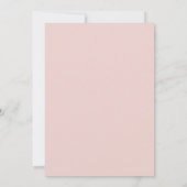 ROZE WATERVERFSTROOK OPENINGSCEREMONIE KAART (Achterkant)