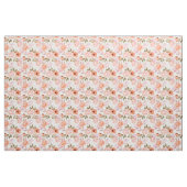 Roze waterverven bloemen stof (Yard (91,4 cm))