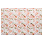 Roze waterverven bloemen stof (Fat Quarter)