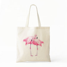 Roze Waterverven Flamingo's Illustratie