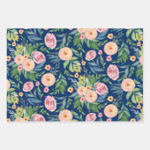 Roze waterverven inpakpapier vel (Voorkant 2)