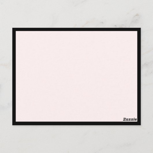 Roze Watervlek Jurk Paspop Poshmark Dank je wel Briefkaart (Achterkant)