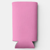 Roze Wavy 30e verjaardagsfeestje Seltzer Blikjeskoeler (Achterkant)