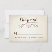 Roze We Got Married Reegehoorn RSVP (Voorkant)