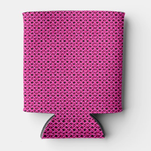 Roze Weave Blikjeskoeler (Voorkant)