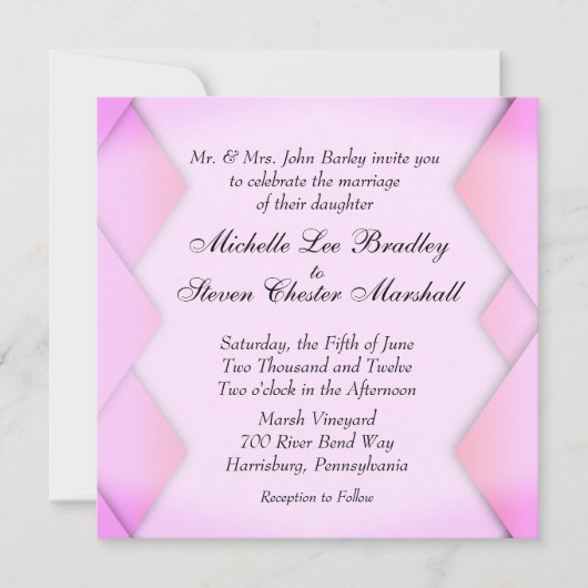 Roze Weave Kaart (Voorkant)