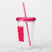 Roze Web Acryl Drinkbeker (Links)