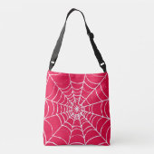 Roze Web Crossbody Tas (Achterkant)