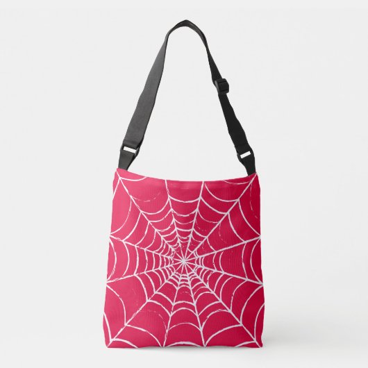 Roze Web Crossbody Tas (Voorkant)