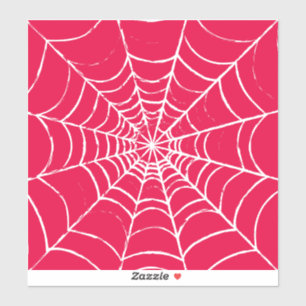 Roze Web Custom-Cut Vinyl Stickers