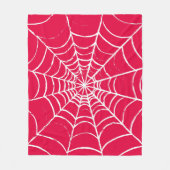 Roze Web Fleece Deken (Voorkant)