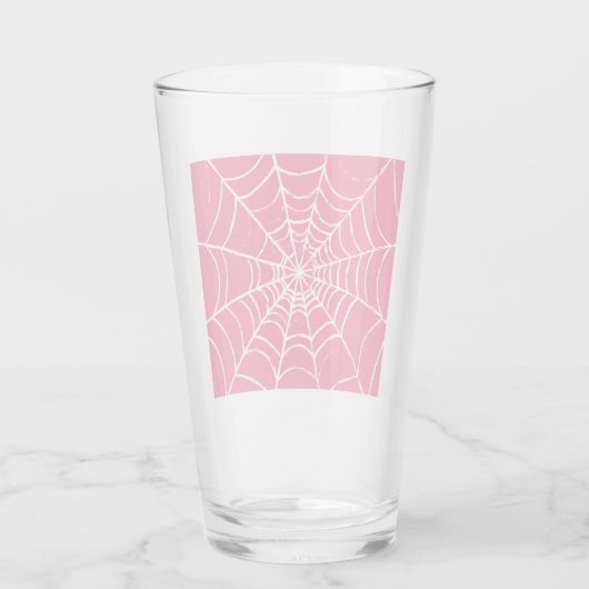 Roze Web Glas (Achterkant)