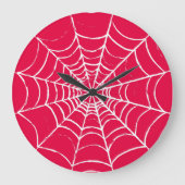 Roze Web Grote Klok (Voorkant)