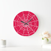 Roze Web Grote Klok (Huis)