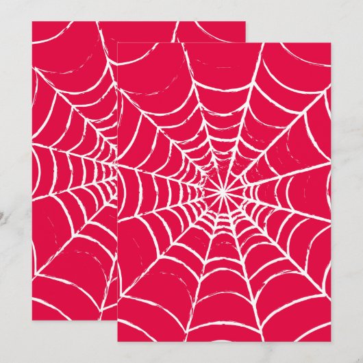 Roze Web Kaart (Voorkant / Achterkant)