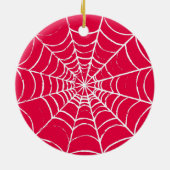 Roze Web Keramisch Ornament (Achterkant)