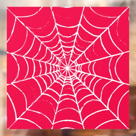 Roze Web Raamsticker (Vel 2)