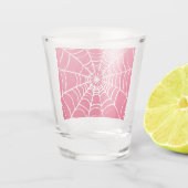 Roze Web Shot Glas (Achterkant)