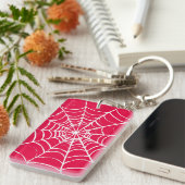 Roze Web Sleutelhanger (Voorkant Rechts)