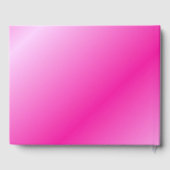 roze weddenschap, feestelijk decor, mooi gastenboek (Achterkant)