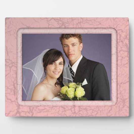 Roze weddenschap fotoplaat (Voorkant)