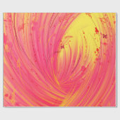 Roze wedow cadeaupapier (Vlak)