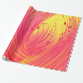 Roze wedow cadeaupapier (Uitgerold)