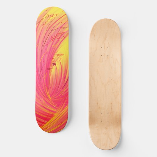 Roze wedow persoonlijk skateboard (Voorkant)