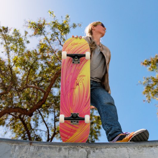 Roze wedow persoonlijk skateboard (Buiten 1)