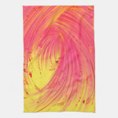 Roze wedow theedoek (Verticaal)