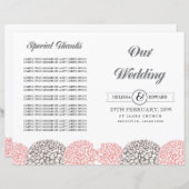  roze weduwenprogramma Boeket (Voorkant / Achterkant)