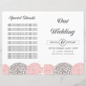  roze weduwenprogramma Boeket (Voorkant)