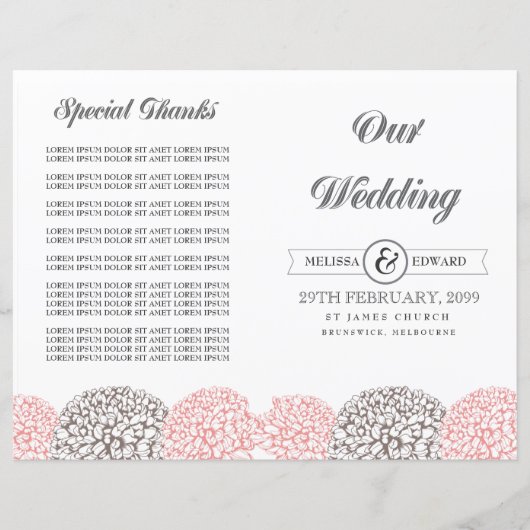  roze weduwenprogramma Boeket (Voorkant)