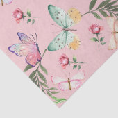 Roze weefselpapier tissuepapier (Detail)