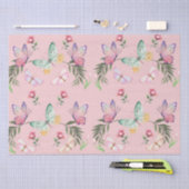Roze weefselpapier tissuepapier (Craft)