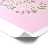 Roze Weegschaal, sterrenbeeld, sterrenbeeld Poster (Hoek)