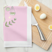 Roze Weegschaal, sterrenbeeld, sterrenbeeld Theedoek (Quarter Fold)