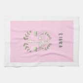 Roze Weegschaal, sterrenbeeld, sterrenbeeld Theedoek (Horizontaal)