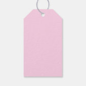 Roze Weegskaal, sterrenbeeld, sterrenbeeld Cadeaulabel (Achterkant)
