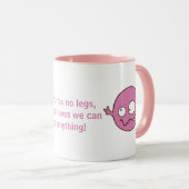 Roze weet dat we alles kunnen doen! mok (Voorkant rechts)