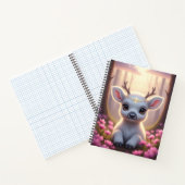 Roze Weide Sereniteit Notitieboek (Binnen)