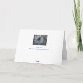 Roze Wenskaart Kaart (Achterkant)