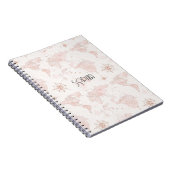 Roze Wereldkaart Notitieboek (Rechterzijde)