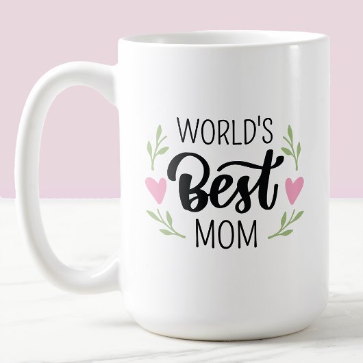 Roze Wereld's Beste Moederdag Koffiemok