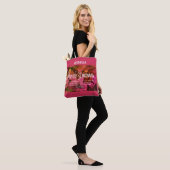 Roze werkwoorden 31 Vrouw Tote Bag (Op model)