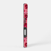 Roze wervel caleidoscoop patroon iPhone 16 hoesje (Rechterkant)