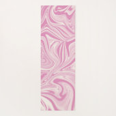 Roze werveling met Namaste tekst Yogamat (Achterkant)