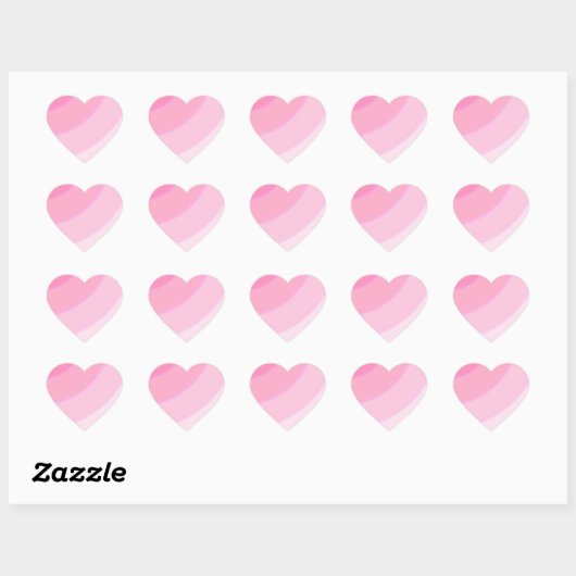 Roze wervelingen Sticker (Vel)